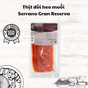 Thịt đùi heo muối Serrano Gran Reserva Zaino, Tây Ban Nha 100gr