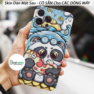 Tấm dán Skin Mặt Sau Thần Tài M09 FULL VIỀN 14 pro max , 13 pro max , 12 pro max , 11 pro max , xs max - FukiShop