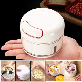 Máy xay tỏi ớt kéo tay mini, dụng cụ xay tỏi ớt mini CHOPS