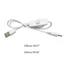 WU 1m hoặc 1 5m USB sang DC-Plug Connector 3 5mmx1 35mm Dây cáp chuyển đổi nguồn có công tắc cho đèn LED Đèn quạt USB