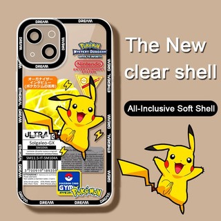 Ốp Điện Thoại Silicon Mềm Họa Tiết Hoạt Hình Pokemon Cho iPhone11 12 Pro Max X XR XS Max 6 6s 7 8 Plus SE 2020 2022 2 3
