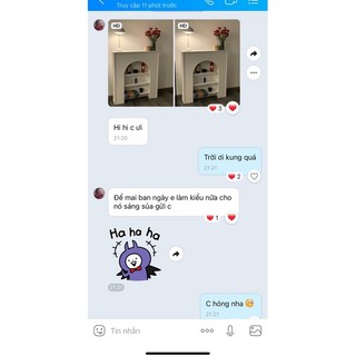 Kệ Lò Sưởi Phong Cách Châu Âu - Hình Feedback của Bé Khách Siêu Dể Thương .