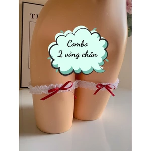 CHE TÊN LC011 - Vòng Ren Đeo Đùi Co Giãn Đính Nơ Phối Ren Phong Cách Lolita Nhật Bản Ngọt Ngào - KELLYWANG