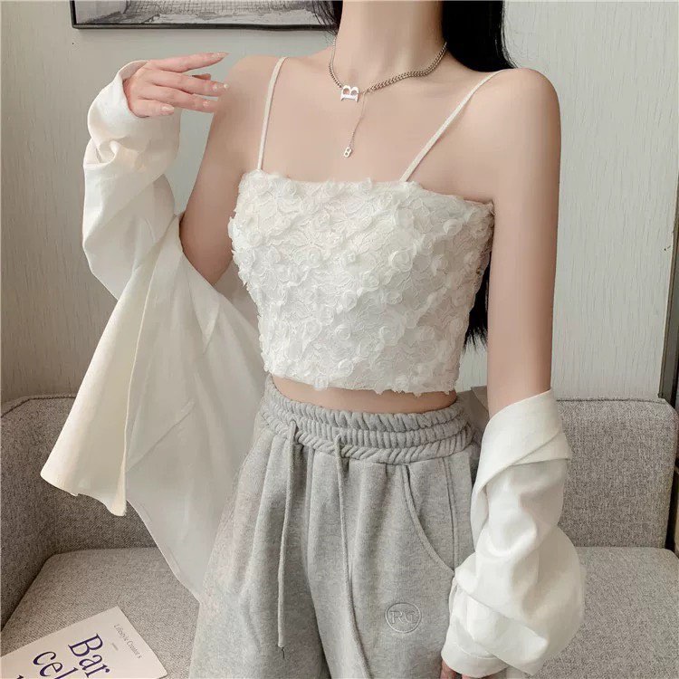 Áo Bra Ren Hoa Hồng Nhí Nổi Gem Boutique