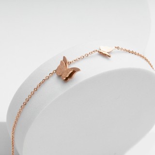 Vòng tay nữ LAMY Pave Butterfly Unity Bracelet Rose Gold 2015