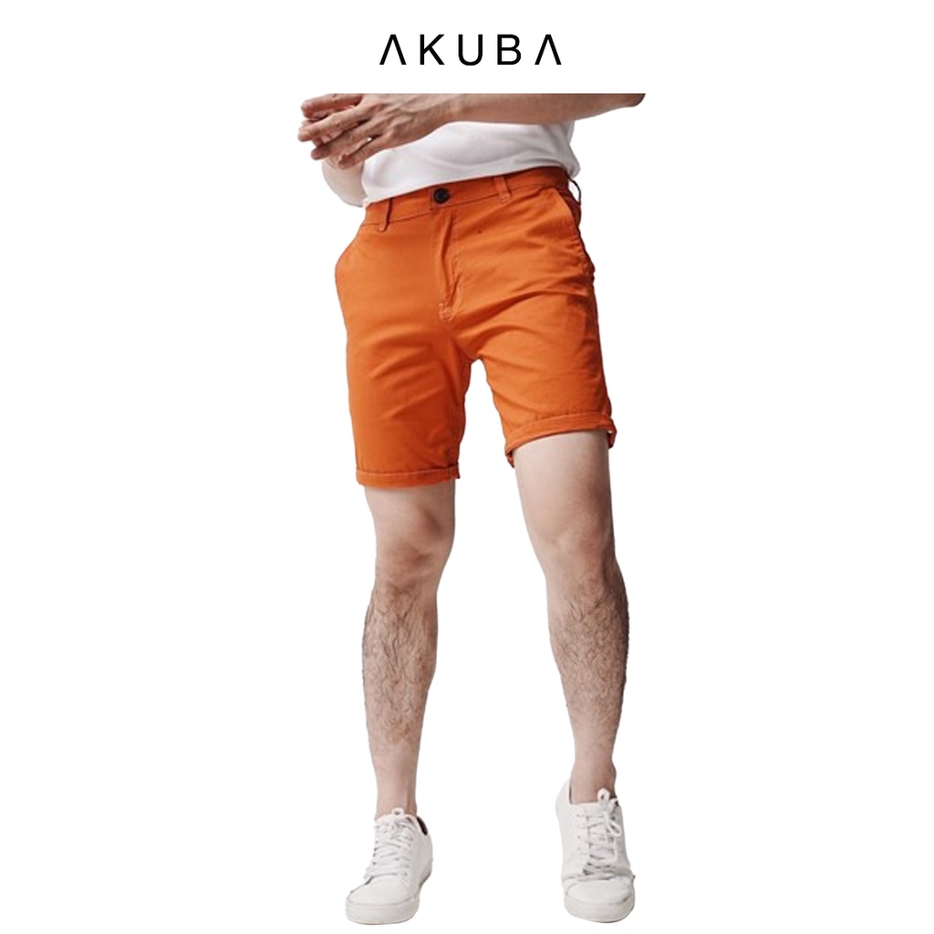 Quần Short Nam Kaki Trơn AKUBA 904