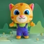YT4 Talking Tom And Friends Đồ Chơi Sang Trọng Với Vải Búp Bê Nhồi Bông Quà Tặng Cho Trẻ Em Trang Trí Nhà Đồ Chơi Giáo Dục Cho Bé