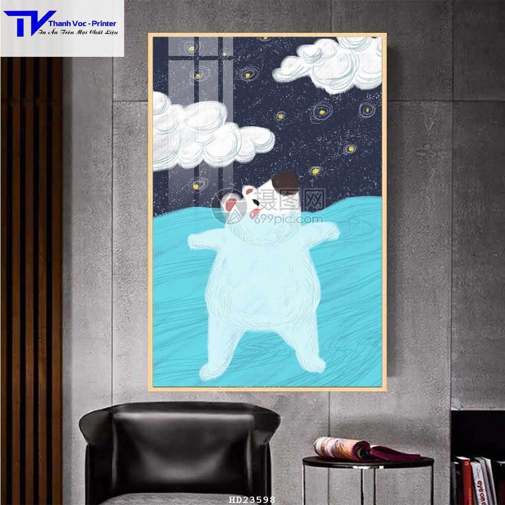 Tranh Treo Tường Ngộ Nghĩnh - Tranh Tráng Gương Trang Trí Phòng Khách, Phòng Ngủ