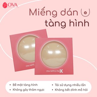 Miếng dán ngực tự thân OVAPink Nipple PadX cao cấp siêu dính, thật giống da tự nhiên che đầu ti, nhũ hoa