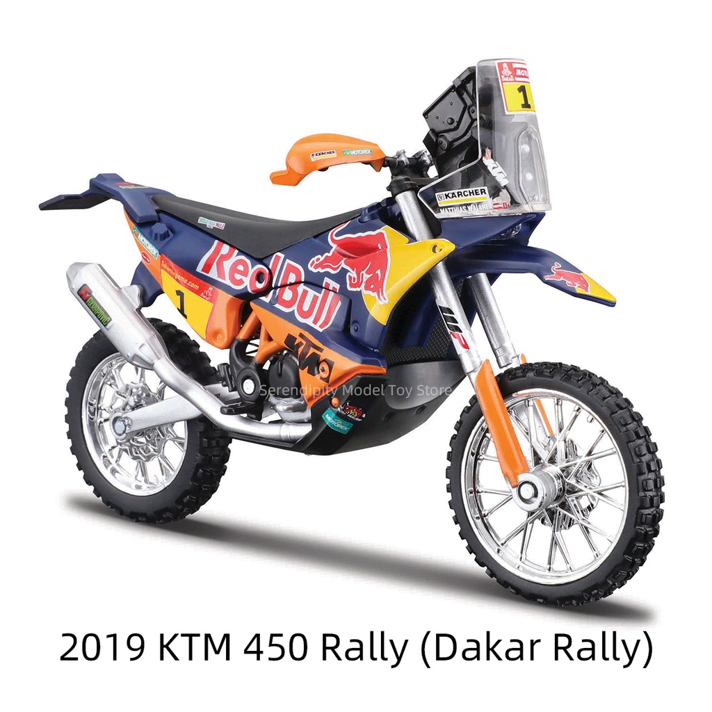 Mô Hình Xe Mô Tô 2019 Dakar Rally KTM 450 Rally 450SX-F Tỉ Lệ 1 / 18 ...