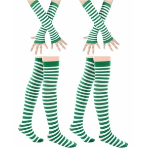 Mya Saint Patricks Ngày Đùi Tất Quần Tất Tay Ấm Áp Shamrock Trang Phục Dự Tiệc