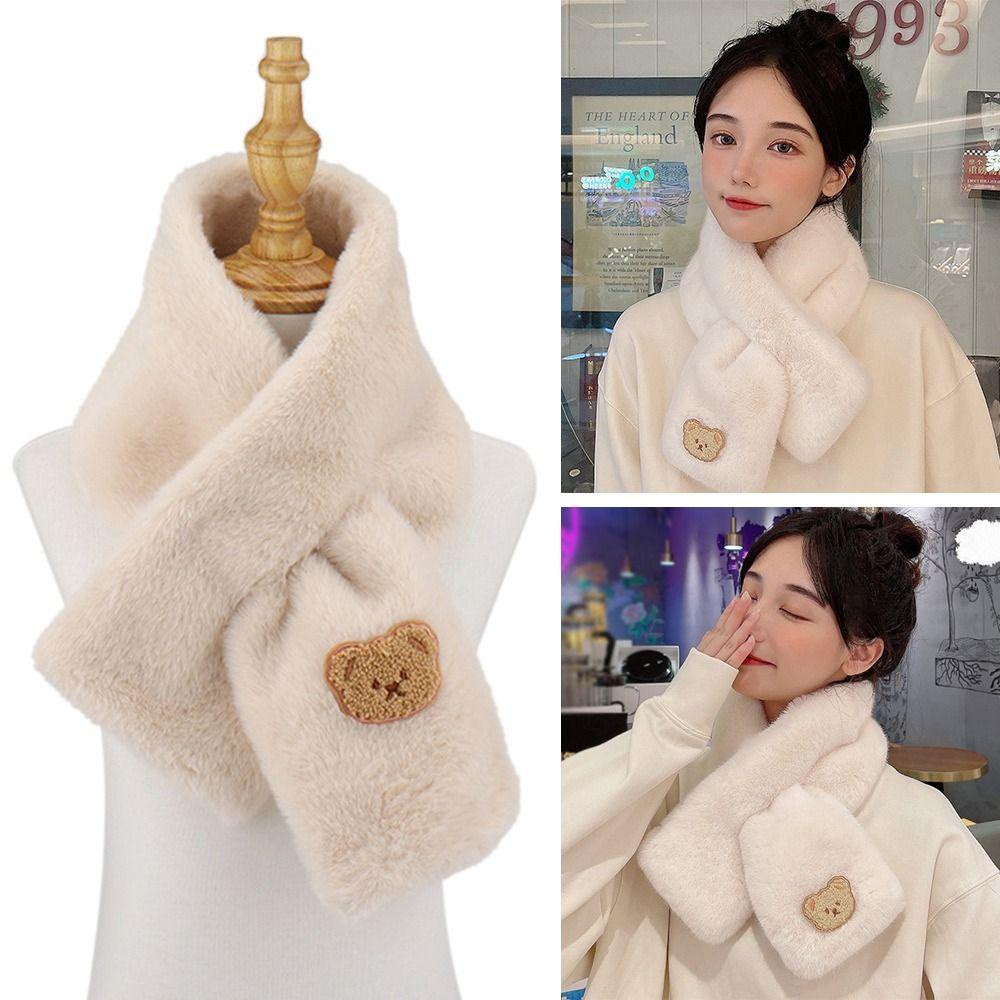 Khăn choàng cổ EBINLANDS Bọc dày Khăn choàng cổ nữ