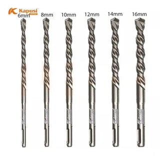 Mũi khoan bê tông 4 cạnh KAPUSI Nhật Bản chiều dài 110mm-160mm, phi từ 6-16mm, Bh 12 thángKouritsu Official Store