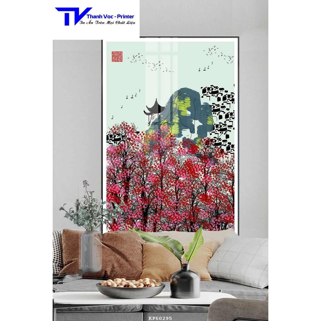 Tranh Treo Tường Cổ Điển , Tranh Tráng Gương D40x60cm D50x75cm D60x90cm D70x110m