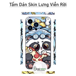 Tấm dán Skin Mặt Sau Thần Tài M09 FULL VIỀN 14 pro max , 13 pro max , 12 pro max , 11 pro max , xs max - FukiShop