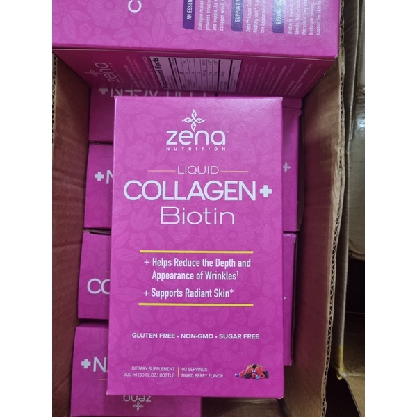 🌼🌼 Collagen dạng nước Zena Nutrition Liquid Collagen + Biotin Shopee