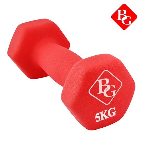Ảnh BG - Tạ tay (1chiếc ) có từ 1kg - 5kg - Tạ đặc ruột bọc cao su nhám đủ cân chỉ việc tập 1