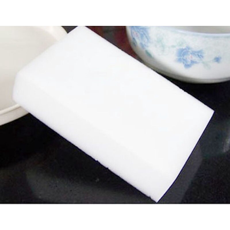 10 / 50 / 100 Chiếc Trắng Magic Bọt Biển Tẩy Làm Sạch Melamine Đa Năng Bọt Bụi Trắng Nhà Bếp Miếng Lót Melamine Giặt 100 * 60 * 20mm
