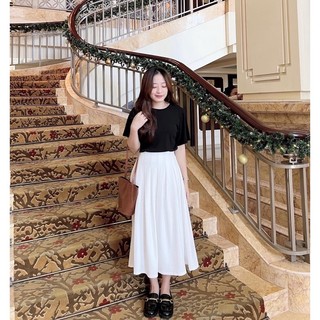 Chân váy xếp li to dáng xoè thiết kế Ma Vie