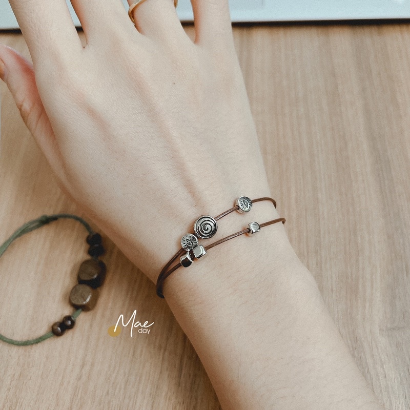 Vòng Aiko - vòng tay - vòng cổ / dây chuyền charm cây, charm xoắn vintage