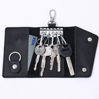 1 Túi Da Mềm Mini Đựng Chìa Khóa Xe Hơi Đa Năng