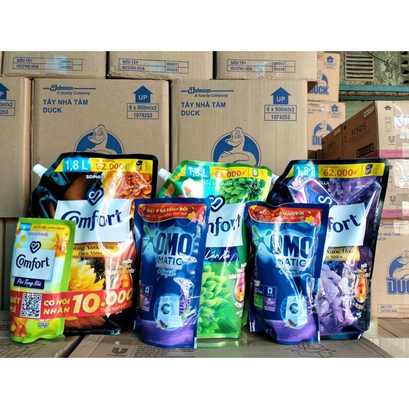 Comfort tui hương nước hoa thiên nhiên 1.8l tặng
