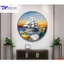 Tranh Tròn Thuận Buồm Xuôi Gió Nhiều Kích Thước D30cm D60cm