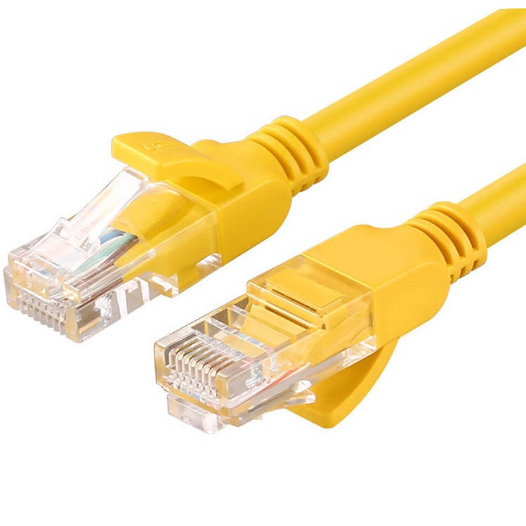 Dây Mạng Loại Tốt Bấm Sẵn 2 Đầu 5M *10M *20M Lõi To Chạy Bootrom Tốc Độ  Gigabit 1000Mbps Màu Vàng