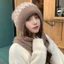 Mũ beanie NKSFX Khăn quàng cổ mùa đông Mũ dệt kim nhiệt mềm mại