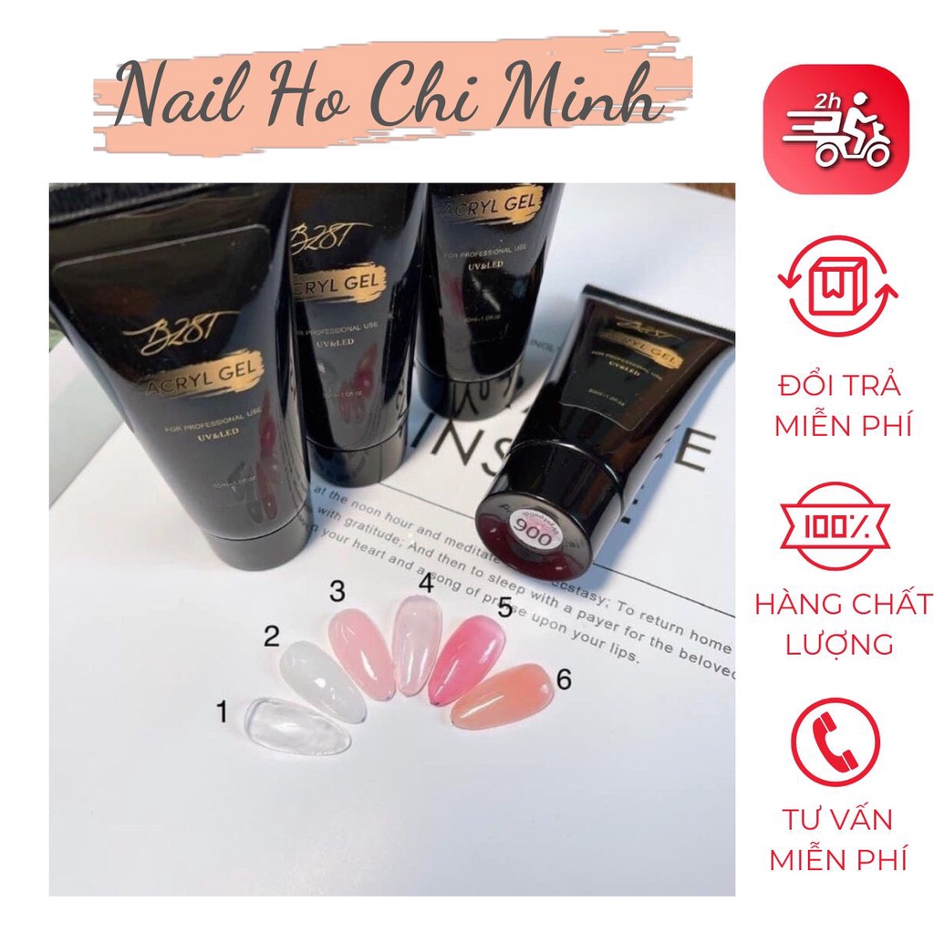 [GIÁ TỐT] Gel gôm B281 chính hãng - Gel nối móng úp siêu nhanh, siêu bền đẹp tuýp 30ml