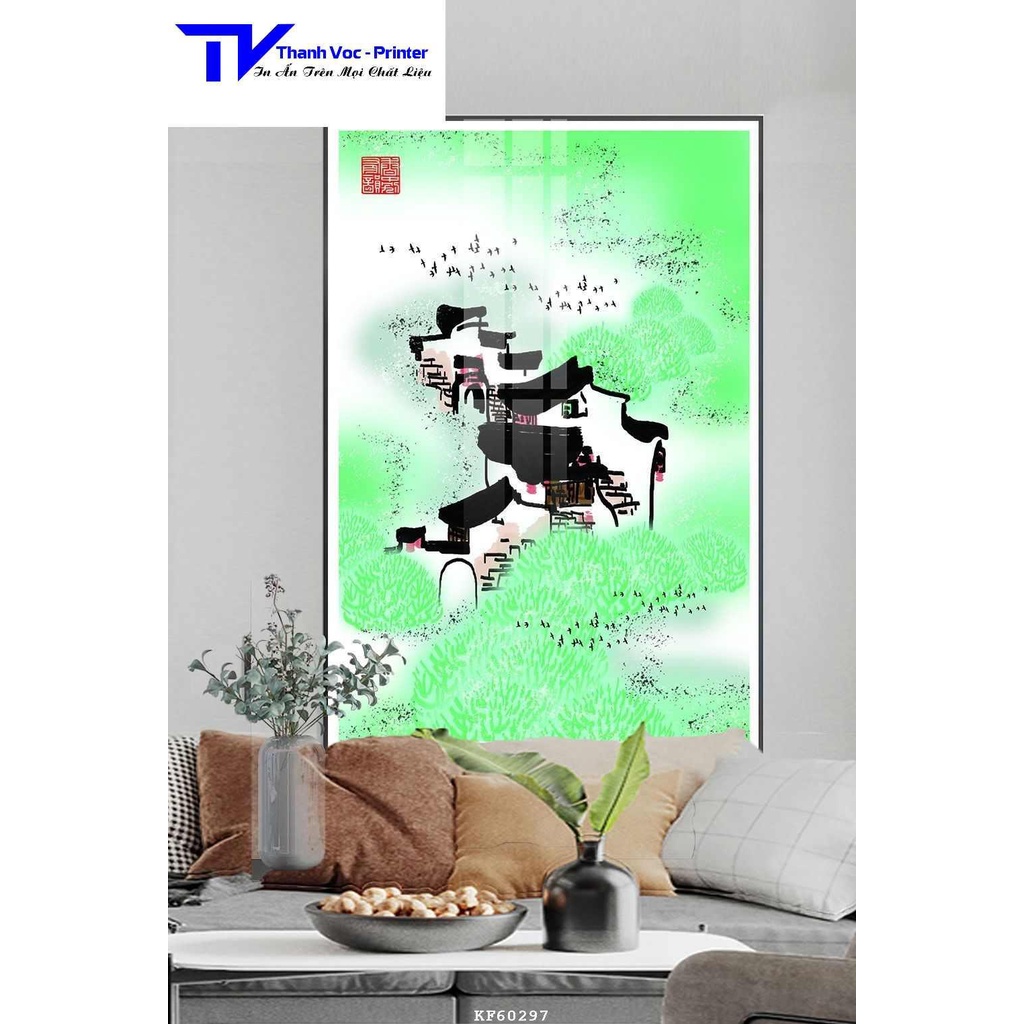 Tranh Treo Tường Cổ Điển , Tranh Tráng Gương D40x60cm D50x75cm D60x90cm D70x110m