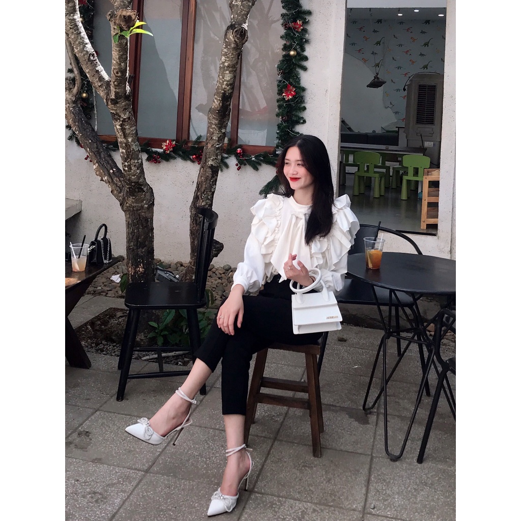 Quần Baggy Cao Cấp Nữ Lưng Cạp Cao 2 Cúc Lệch Vải Quần Tây Vitex Loại Đẹp Mặc Tết m87