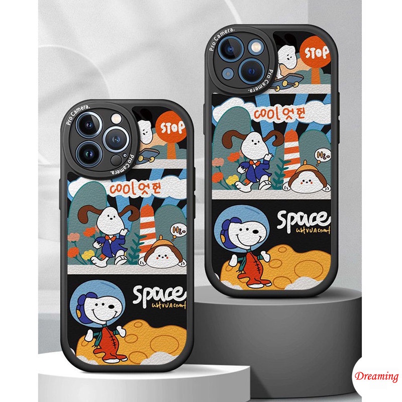 Ốp Điện Thoại Mềm Họa Tiết Phi Hành Gia Cho iphone 15 14 13 12 11 pro x xr xs max se 2020 6 6s 7 8 plus