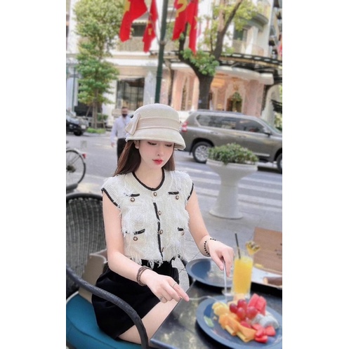 Mũ Dạ Kèm Nơ To Thời Trang Nữ