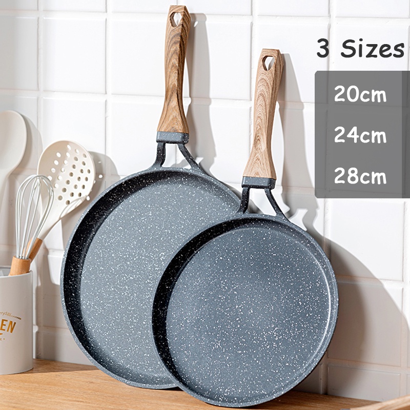 S&S Chảo rán màu xám 20/24/28cm Chảo ăn sáng chống dính Chảo trứng ốp ...