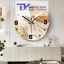 Đồng Hồ Treo Tường Tráng Gương Kim Trôi Sang Trọng D30cm Và D60cm