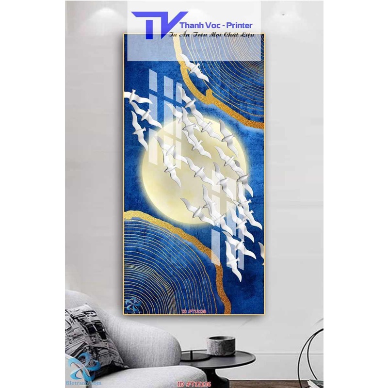 Tranh Treo Tường Tráng Gương 3D Trang Trí Phòng Khách , Phòng Ngủ