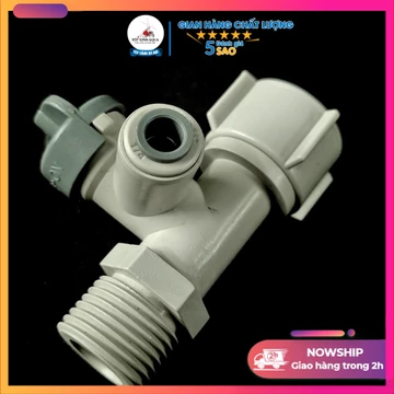 Phụ kiện máy lọc nước - Van cấp nước máy lọc nước đầu nguồn kết nối nhanh - Tép xinh aqua