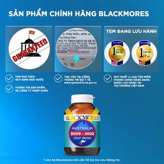 Viên uống Blackmores Men's Multivitamin For Men hỗ trợ sức khỏe nam giới (50 viên)