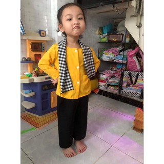[8-20kg] Bộ bà ba cho bé trai bé gái kèm khăn