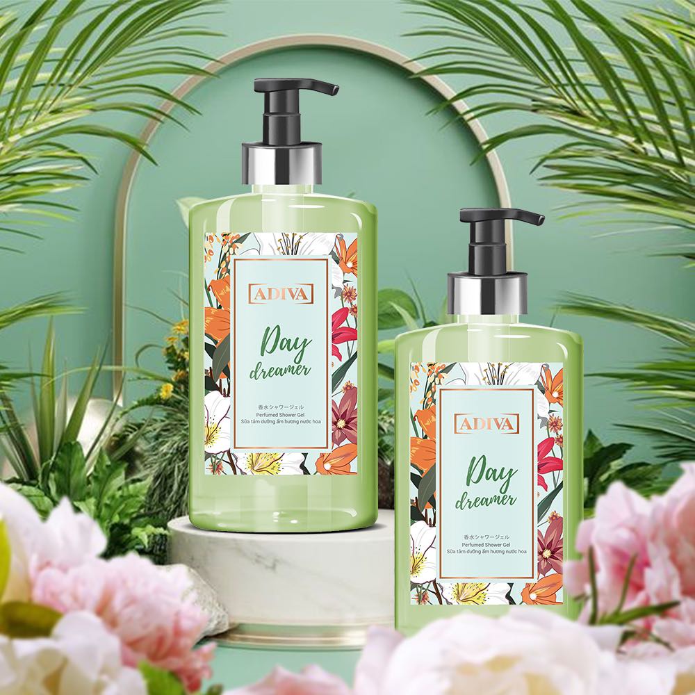Ảnh Combo 2 Sữa Tắm Dưỡng Ẩm Hương Nước Hoa Adiva Day Dreamer 400ml 4