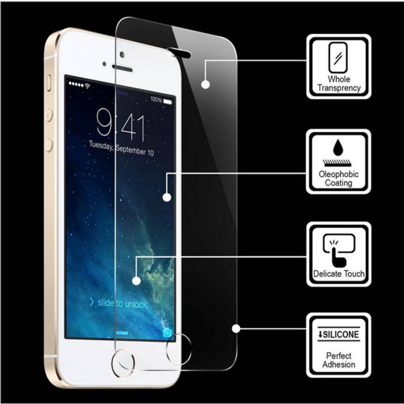 Kính Cường Lực Mặt Trước Và Sau Cho iPhone 5 5S SE 2016 iPhone5 iPhone5s Bảo Vệ