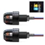 Đèn báo rẽ Tay cầm thanh cuối tay cầm cắm đèn Blinker cho xe máy Dirt Bike