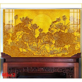 Tranh Treo Tường Trúc Chỉ (60x90cm) - Tranh Treo Phòng Khách Laminate Tráng Gương