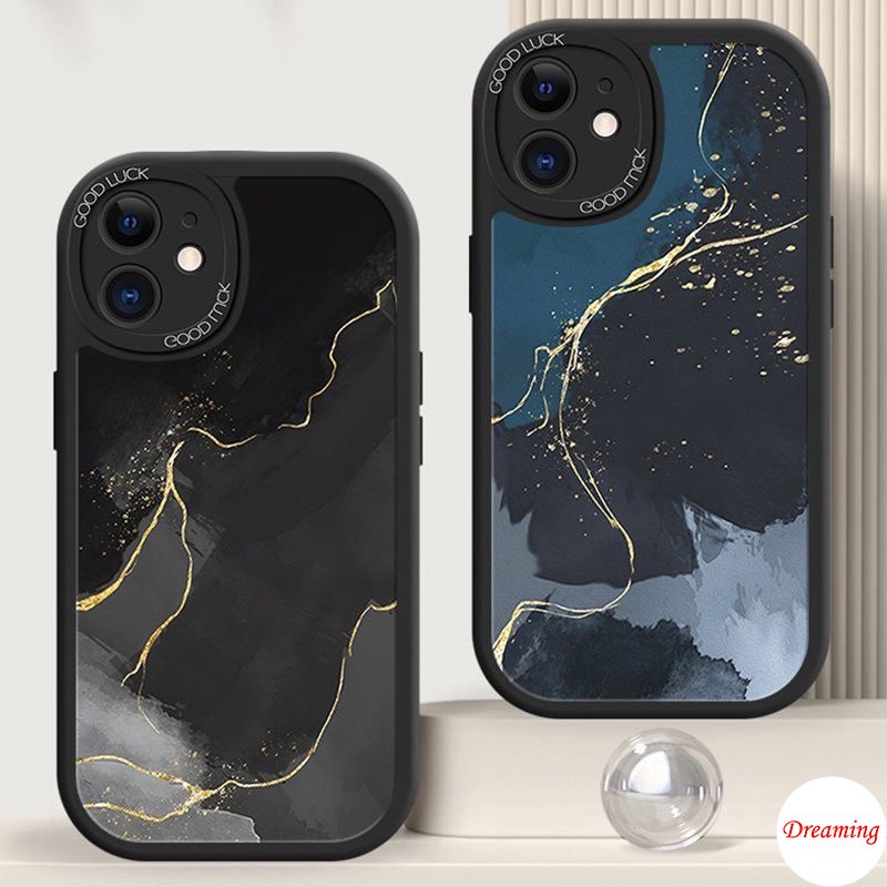 Ốp Lưng Cho Redmi Note 13 12 11S 10S 9S 8 7 A1 A2 12C 11A 10C 10A 9C 9A 9T C55 C50 X5 X3 NFC GT M3 10T 13T Pro 11T Hình Bầu Dục Mắt Lớn Mềm Ốp Lưng Điện Thoại Màu Xám Xanh Bầu trời