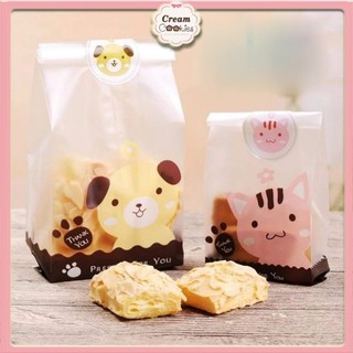 Set 50 Túi Nhựa Đựng Bánh Kẹo Trang Trí Giáng Sinh Năm Mới