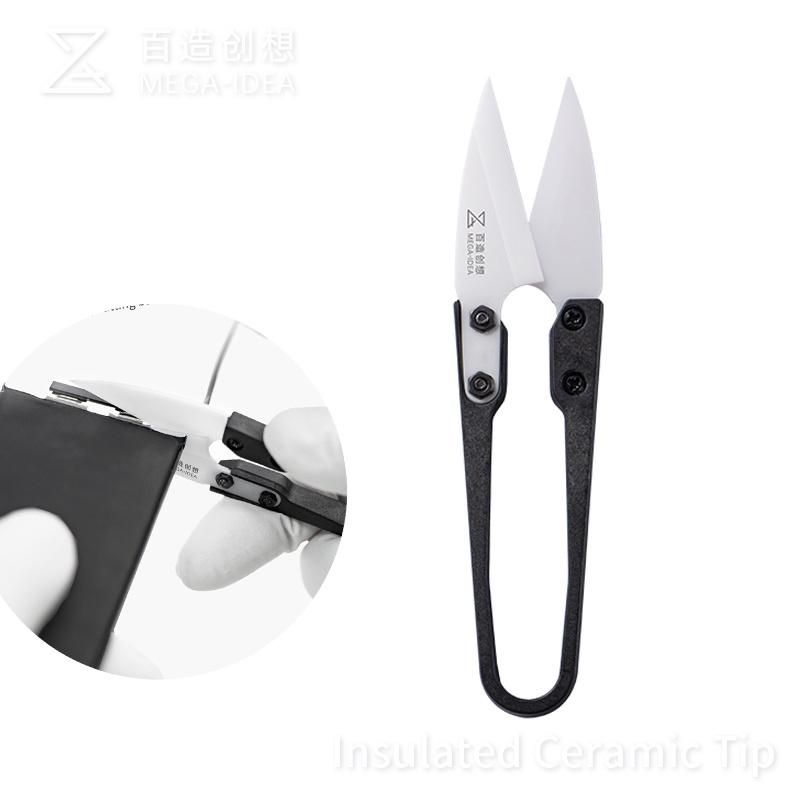 QIANLI MEGA-IDEA Kéo gốm đa chức năng cho điện thoại di động Bảo trì pin cách nhiệt Không tiến hành dụng cụ điện