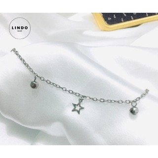 Lắc Tay Nữ - Vòng Tay Nữ Titan không đen, không gỉ LINDO dễ thương, xinh xắn thích hợp đeo nhiều dịp