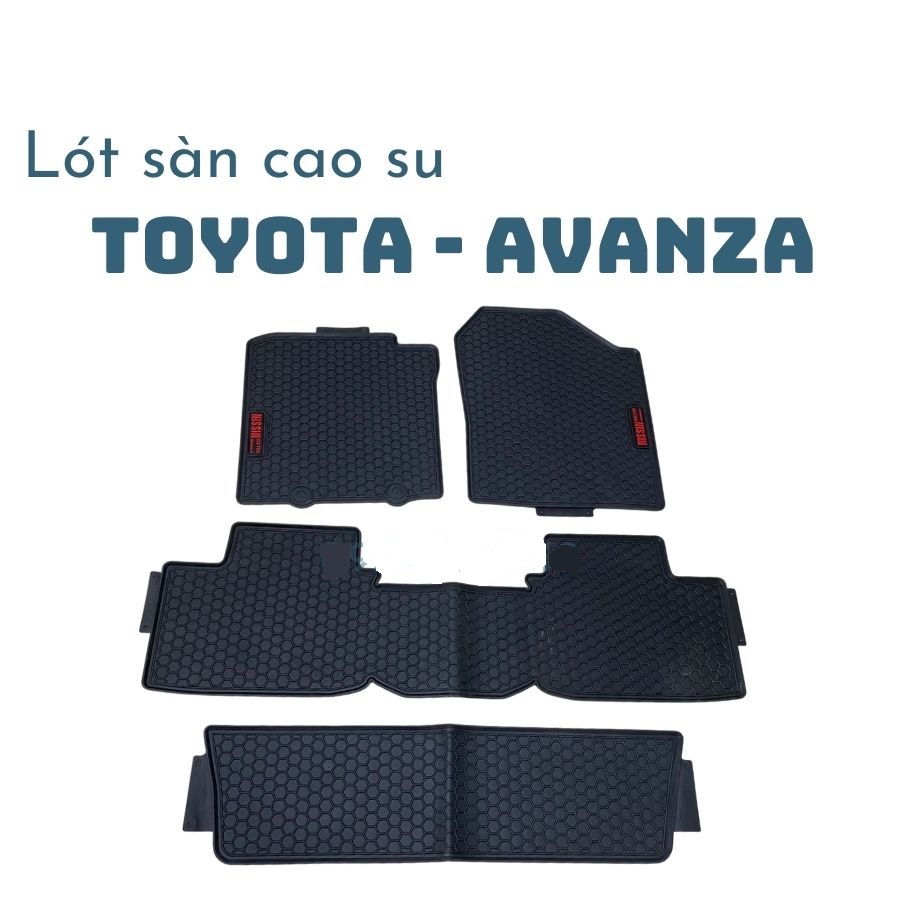 Thảm lót sàn ô tô Toyota Veloz, Toyota Avanza 2023, bộ trải sàn 3 hàng ghế PVC đúc, không mùi dễ dàng vệ sinh giá tốt