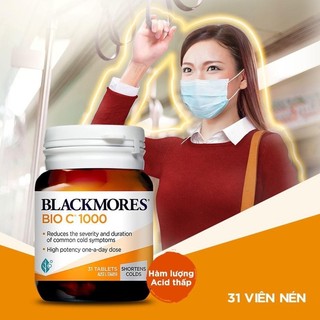 Viên uống Blackmores Bio C 1000mg tăng cường sức đề kháng (31 viên)